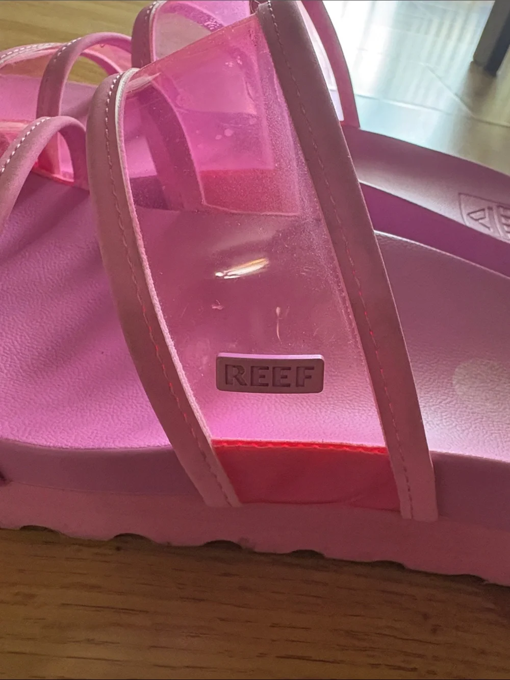 Reef Women’s Bright Pink Double-Strap Slide Sandals